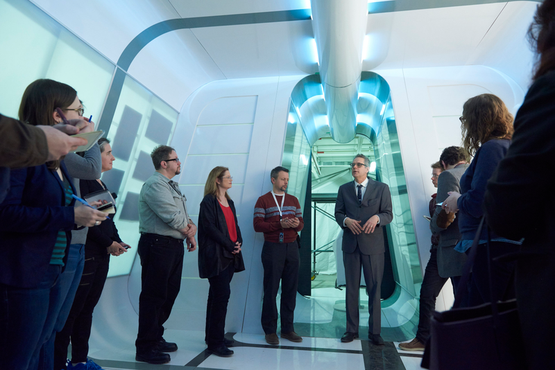 Starship set. Image: Steve Wilkie/Syfy